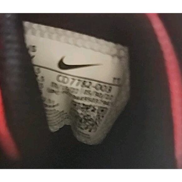 Nike Red And Black High Tops Cd7782-003 Womens 6.5 Kids 5Y Nice Condition - Picture 5 of 8